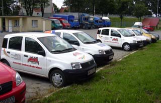 Cz parku samochodowego